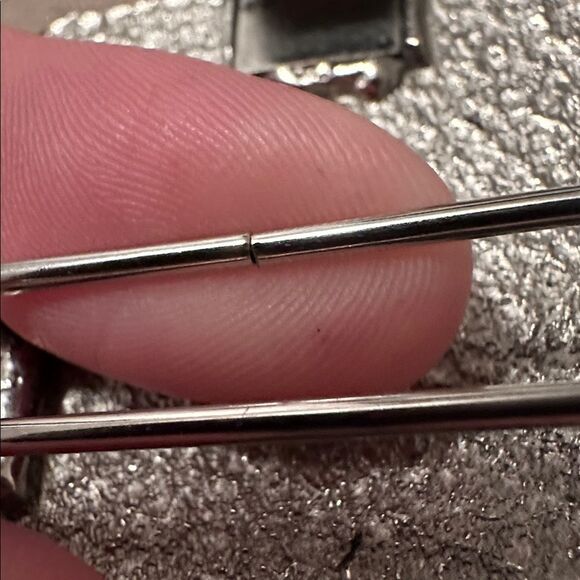 Buckle/Vintage belt buckle/silver tone metal main image 5